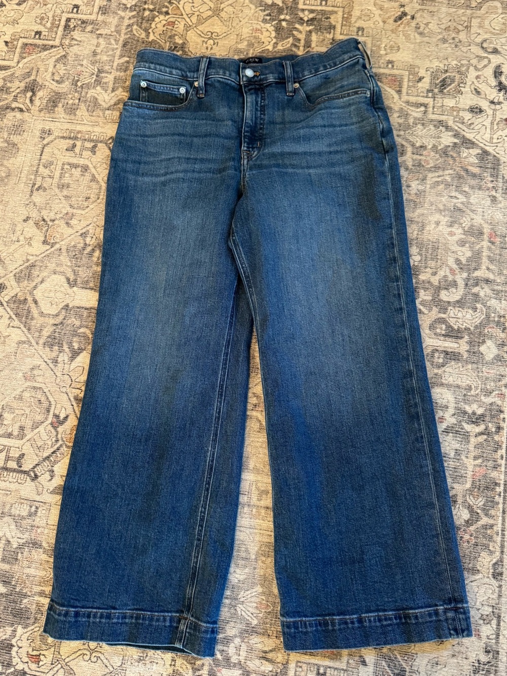 J.Crew Classic Wide Leg Jeans, Size 30